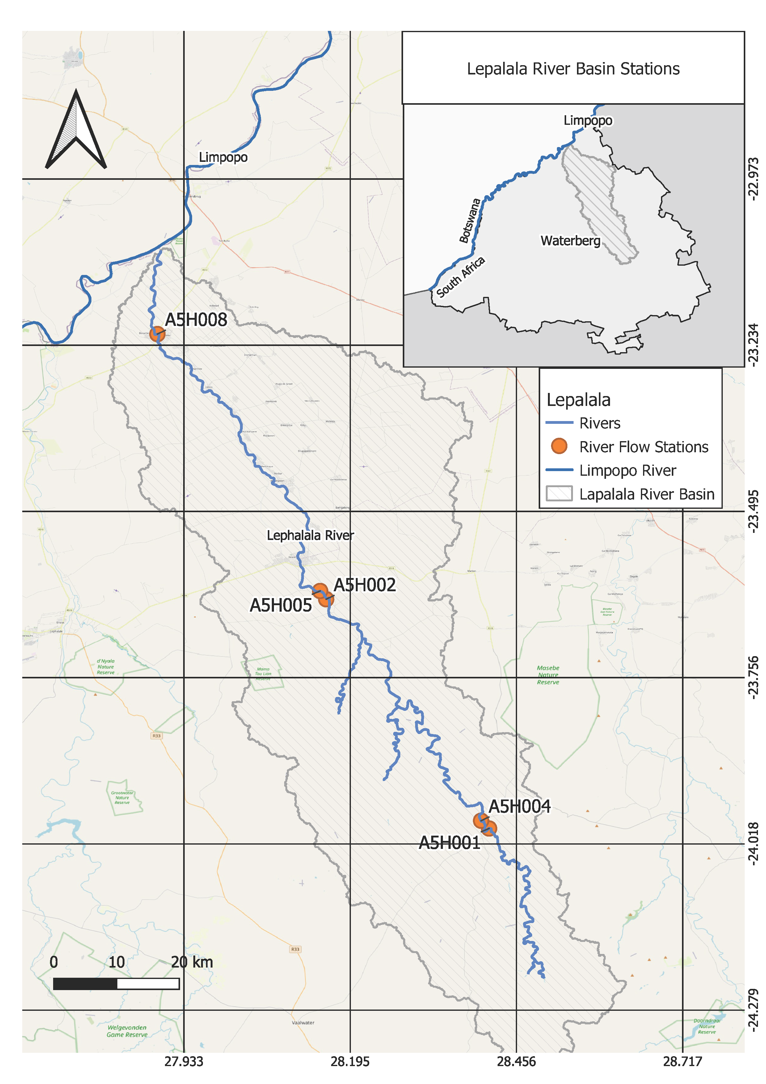 Mokolo River basin 